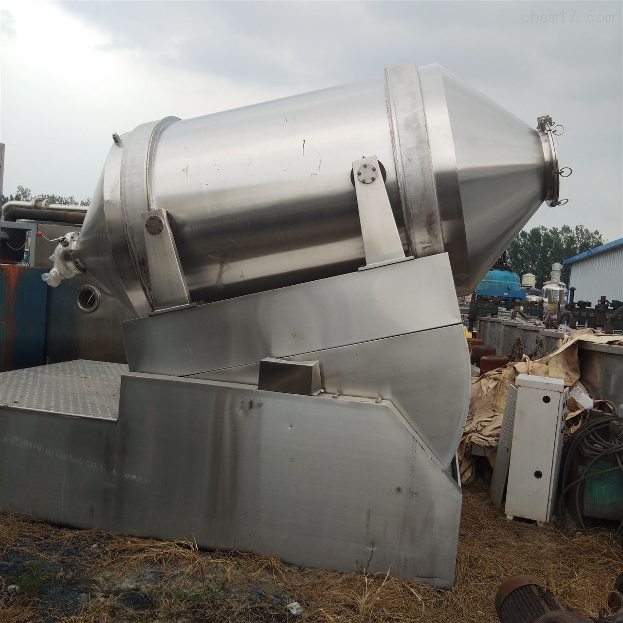 二手3000l不銹鋼二維混合機_二維混合機-梁山坤達二手設(shè)備購銷有限公